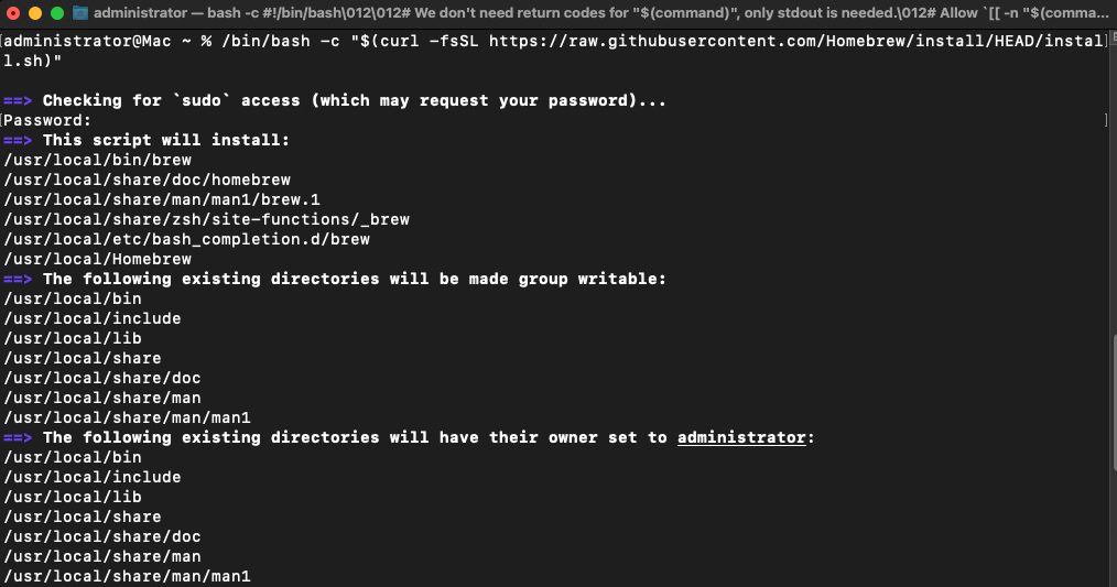 Installing Homebrew