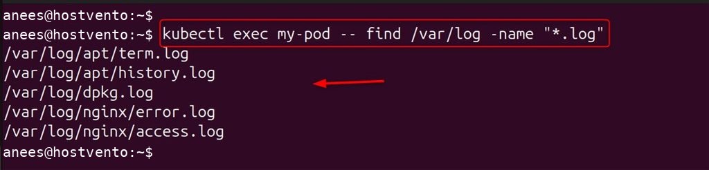 Finding log files