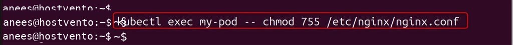 Changing file permissions