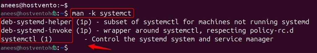 Searching for commands related to a keyword