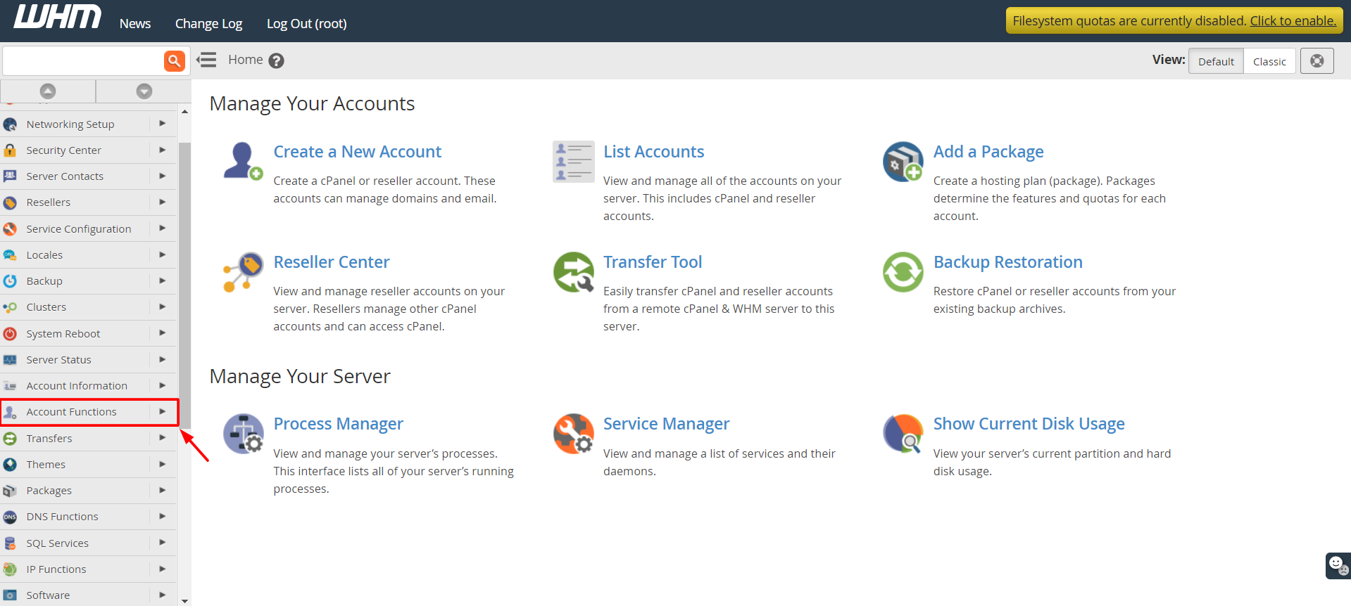 Screenshot: Ask Hostvento support if your plan allows shell access.