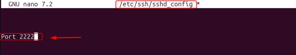 Changing the default SSH port