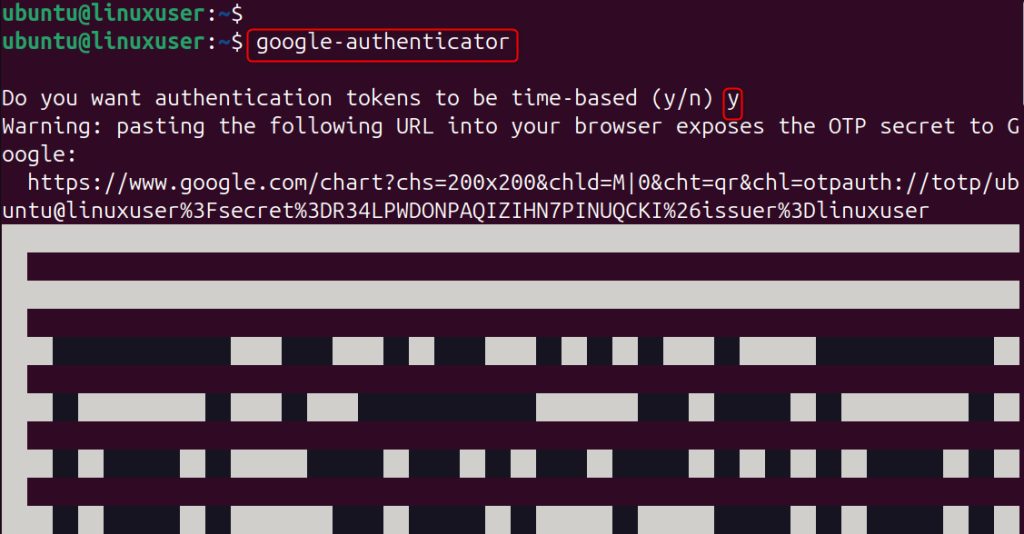 Generating the 2FA secret