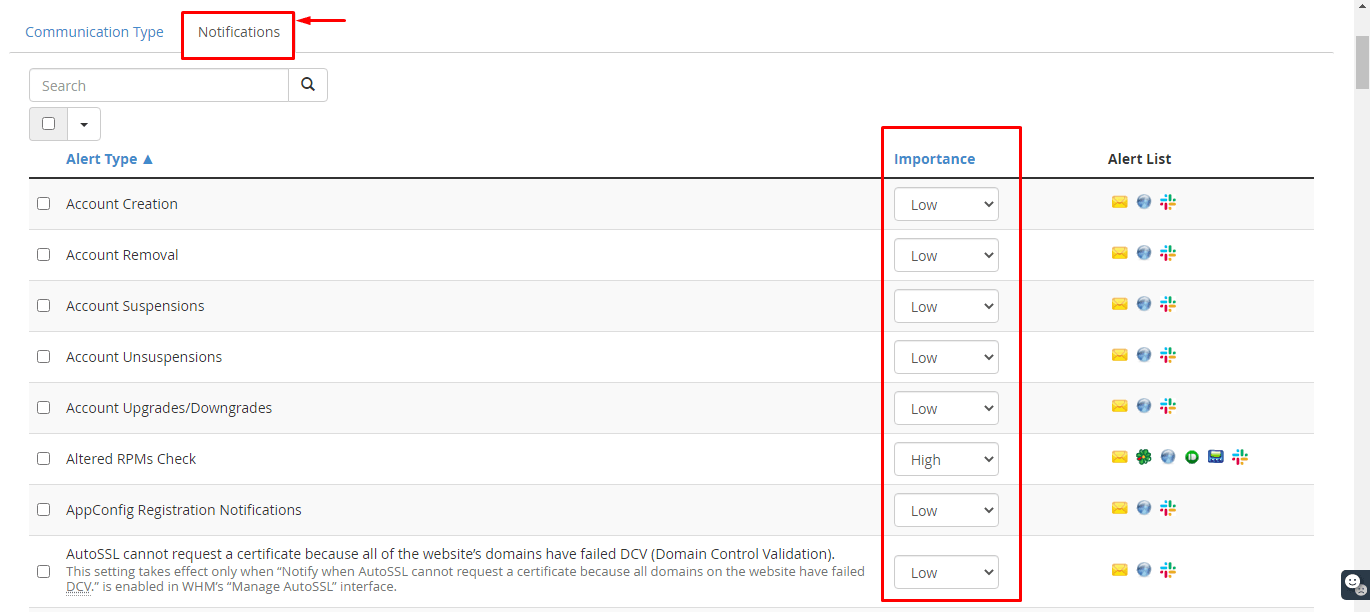 Screenshot: Use an email address that is not on the same server.