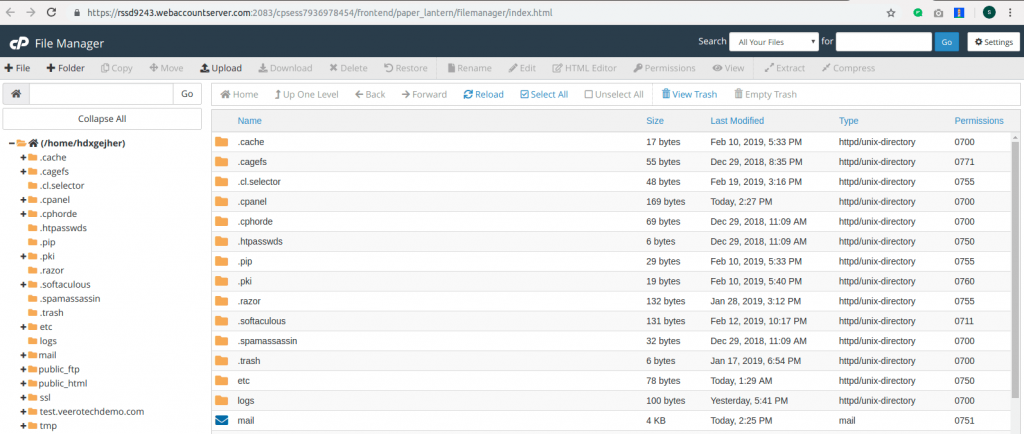 Screenshot: Open File Manager in your hosting control panel.