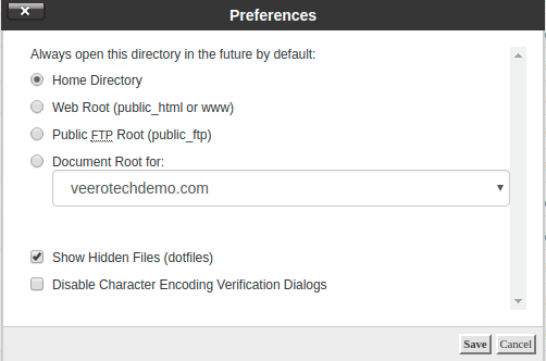 Screenshot: Save the file and test it.