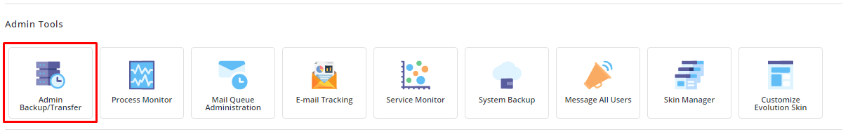 Screenshot: Log in to DirectAdmin.