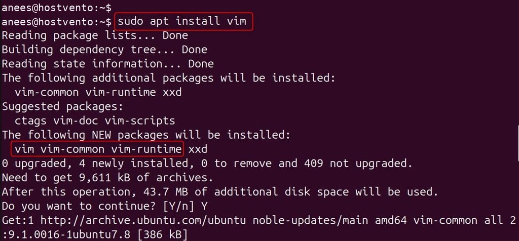 Installing Vim