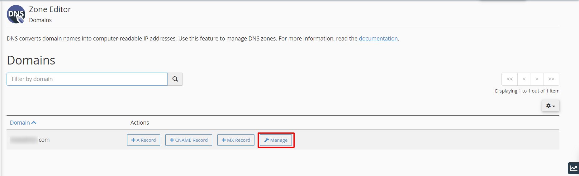 Screenshot: Click Add Record and choose Add SRV Record .